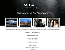 Tablet Screenshot of mi-car.co.uk